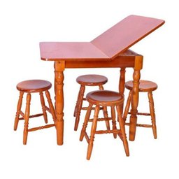 Conjunto de Mesa Dobrável com 4 Bancos Piratini - 1