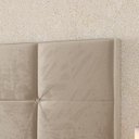 Ver imagem 4 de Cabeceira Estofada Suspensa Bia 1.40 Cama Box Casal - Areia