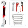 Kit Chaves Boca Mestre Universal Ajustável 9- 32mm Tubos 2pç - 1