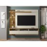 Painel Trend para Tv até 60 Polegadas Off White/cinamomo/ripado - 1