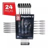 Faqueiro Jogo de Talheres Aço Inox Conjunto 24 Peças Premium - 5