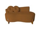 Ver imagem 1 de Namoradeira Lounge Bouclé com 2 Almofadas 150 Cm - Design Moderno e Confortável