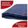 Lona Plástica Impermeável 70gsm 6 x 4 Metros Azul IWLP64 Importway - 3