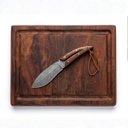 Ver imagem 1 de Kit Churrasco Tábua Madeira Maciça Faca 4"