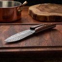 Ver imagem 4 de Kit Churrasco Tábua Madeira Maciça Faca 4"