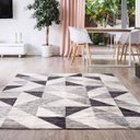 Ver imagem 1 de Tapete Decorativo Sala de Estar Hazard 250x300 Cinza - Gran Belo