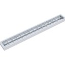 Ver imagem 1 de Luminária Calha Taschibra Atela Embutir/sobrepor 1,24 Mt 2xt8 Branca