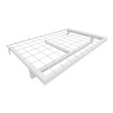 Ver imagem 1 de Prateleira Cremalheira 60x40cm Modelo com Tela e Cabideiro Comac - Branco