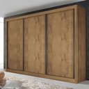 Ver imagem 3 de Guarda Roupa Casal 3 Portas 6 Gavetas Nápoli -Mt- Rei de Casa Freijó
