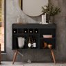 Aparador Adega New Odin: Preto - 5