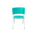 Ver imagem 7 de Kit 4 Cadeiras Infantil Iso Azul Turquesa Brinquedoteca Escolas Ecomhome