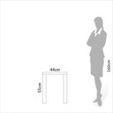 Ver imagem 5 de Mesa de Canto Quadrada Industrial Freijó/preto - Dalla Costa