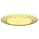 Ver imagem 1 de Prato Grande 26cm Amarelo Crippa Bandeja para Servir Mesa Posta Porções Aperitivos