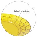 Ver imagem 3 de Prato Grande 26cm Amarelo Crippa Bandeja para Servir Mesa Posta Porções Aperitivos