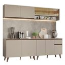 Ver imagem 2 de Armário de Cozinha Completa 240 Cm Nice Madesa 03 Crema