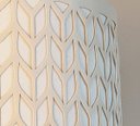 Ver imagem 3 de Lustre Pendente Cúpula Recorte Bege 40X15 2E27 Bivolt