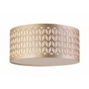 Ver imagem 1 de Luminária Plafon Recorte Bronze 30X15 2E27 Bivolt