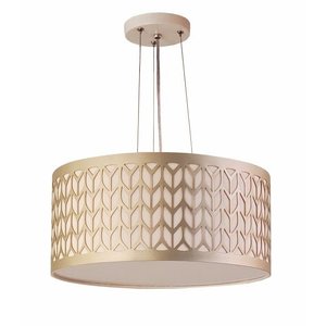 Lustre Pendente Cúpula Recorte Bronze 30x15 2e27 Bivolt