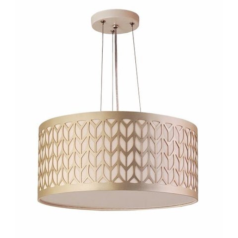 Lustre Pendente Cúpula Recorte Bronze 30x15 2e27 Bivolt