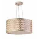 Ver imagem 1 de Lustre Pendente Cúpula Recorte Bronze 30x15 2e27 Bivolt