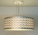 Ver imagem 3 de Lustre Pendente Cúpula Recorte Bronze 40X15 2E27 Bivolt