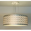 Ver imagem 3 de Lustre Pendente Cúpula Recorte Bronze 40X15 2E27 Bivolt