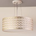 Ver imagem 2 de Lustre Pendente Cúpula Recorte Bronze 50X15 3E27 Bivolt