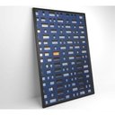 Ver imagem 5 de Quadro Arquitetura Retângulos 60x90 Cm Adesivo Fotográfico