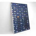 Ver mais imagens de Quadro Arquitetura Retângulos 60x90 Cm Adesivo Fotográfico