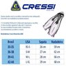 Nadadeira de Mergulho Cressi Reaction EBS - Preto - M/L - 12