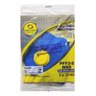 Mascara Pff2 C/ Valvula Proteção Respiratória Azul 100 Peças Elastico De Cabeça - 3