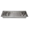Calha Canal Organizador Escorredor Úmida Inox Tubrax - 2