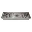 Ver imagem 2 de Calha Canal Organizador Escorredor Úmida Inox Tubrax