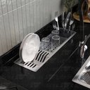 Ver imagem 1 de Calha Canal Organizador Escorredor Úmida Inox Tubrax