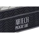Ver imagem 4 de Cama Box Baú King Colchão Molas Bonnel Ortobom Nanolastic Airtech Progressive + Base Crc Suede