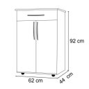 Ver imagem 5 de Balcão de Cozinha Multiuso Juliana Branco Flex Ajl Móveis