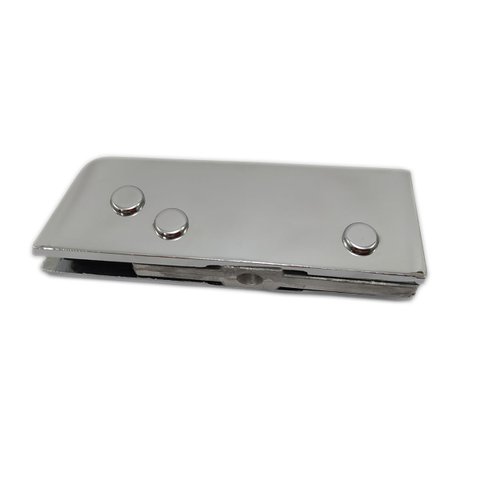 Dobradiça inferior 1103s para porta pivotante de vidro - Cromado