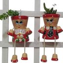 Ver imagem 2 de VASOS BONECOS PARA PAREDE CONJUNTO 4 PEÇAS