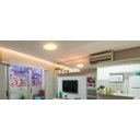 Ver imagem 5 de Lustre Plafon Sagitta Redondo Efeito Estrelado 24W LED: Luz Quente 3000K