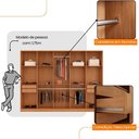 Ver imagem 4 de Guarda Roupa Casal Everest MDF 10 Pts 4 Gav e 9 Prateleiras