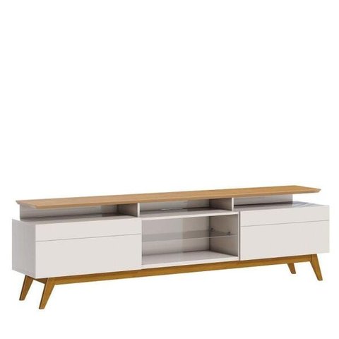 Rack Classic Mais 2 Gavetas 2.2 Imcal 10933 Off White Nature