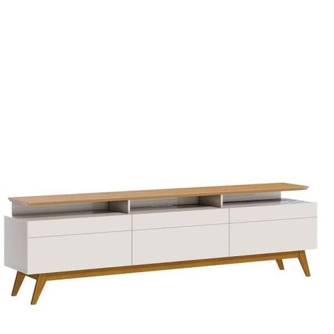 Rack Classic Mais 3 Gavetas 2.2 Imcal 10733 Off White Nature