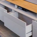Ver imagem 2 de Rack Classic Mais 3 Gavetas 180cm Imcal 11333 Off White Nature