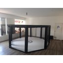 Ver imagem 3 de Octógono de Mma, Boxe Muay Thai Solo Tamanho 4 X 4metros:branco