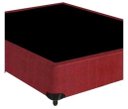 Ver imagem 1 de Base Box Solteirão Suede Vermelho 110x188x40
