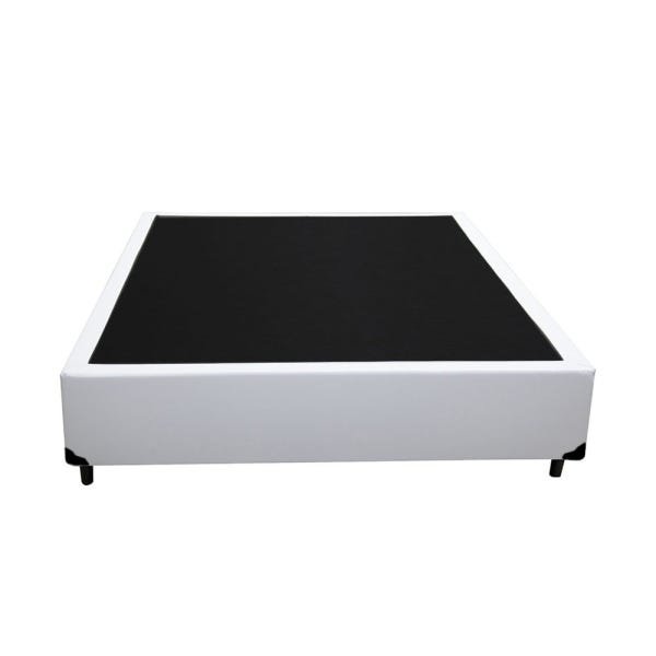 Base Box Casal Courino Branco 138x188x40 - 3