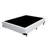 Base Box Casal Courino Branco 138x188x40 - 1