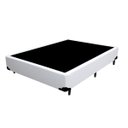 Ver imagem 1 de Base Box Casal Courino Branco 138x188x40
