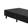 Base Box Solteiro Suede Preto 78x188x40 - 4