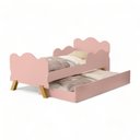 Ver imagem 3 de Cama Infantil Angel Rosê com Auxiliar Cambel